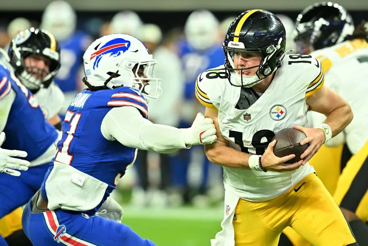 Steelers QB Will Howard evaluated for unknown injury