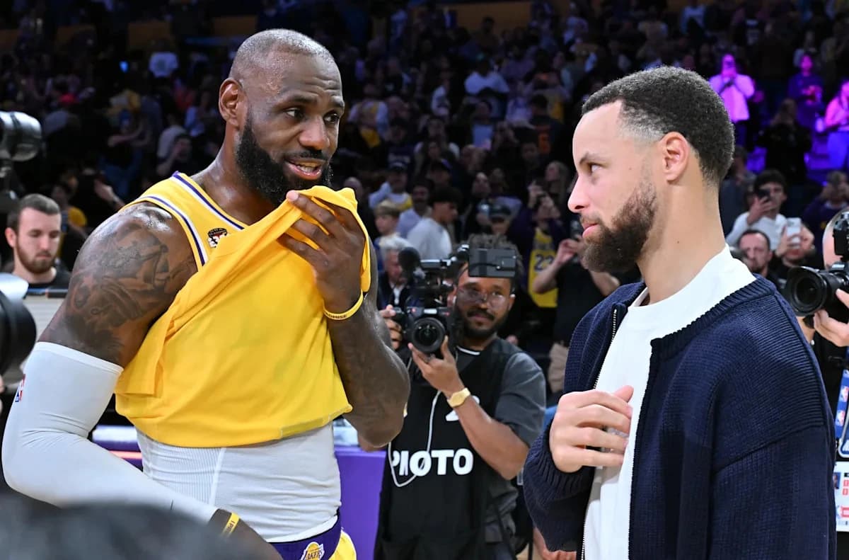 Stephen Curry talks prospect of LeBron James joining Warriors: 'Hopefully it happens'