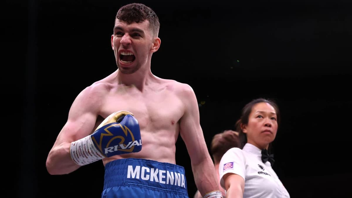 Stephen McKenna: Irish entertainer tasked with launching brother Aaron's world title bid