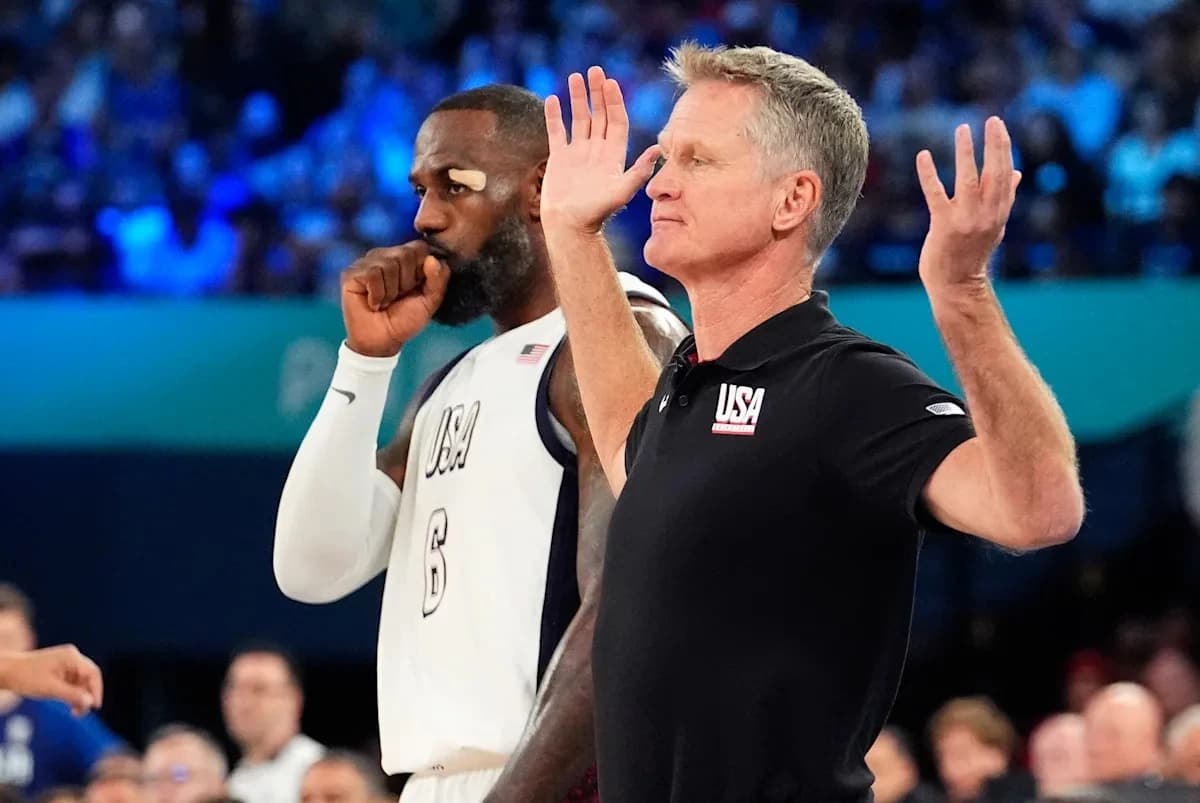 Steve Kerr tells fans the Golden State Warriors got LeBron James
