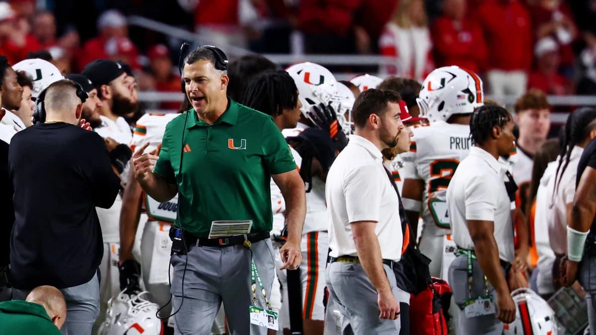 Steve Sarkisian says Trump's departure disrupted Miami's headsets in CFP title game; sources differ
