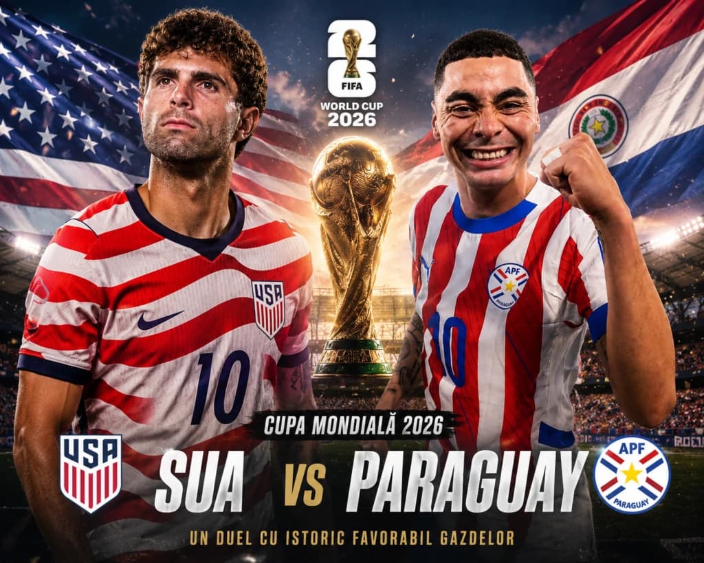 SUA-Paraguay: 4-1 | Primul autogol de la Mondial | 70.000 de spectatori, în tribune