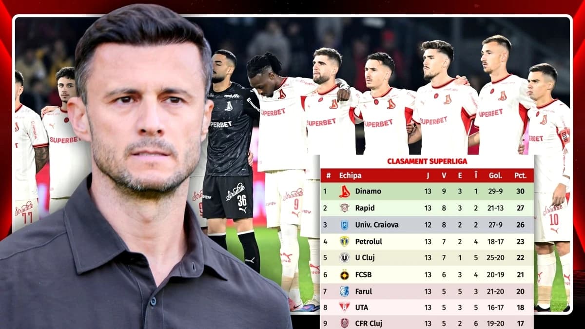 „Suntem acolo, ne batem la titlu!”. Andrei Nicolescu face bilanțul lui Dinamo după 13 etape din Supe