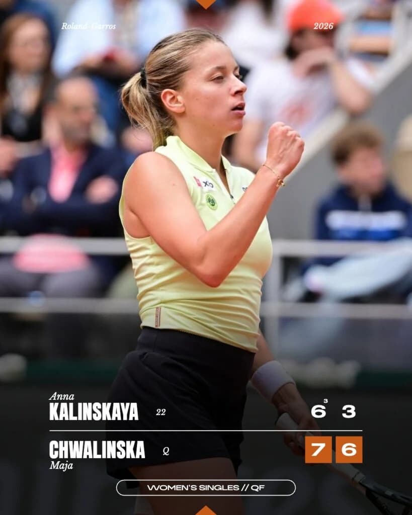 Surpriză uriașă la Roland Garros. Maja Chwalińska elimină a 22-a favorită și ajunge în semifinale