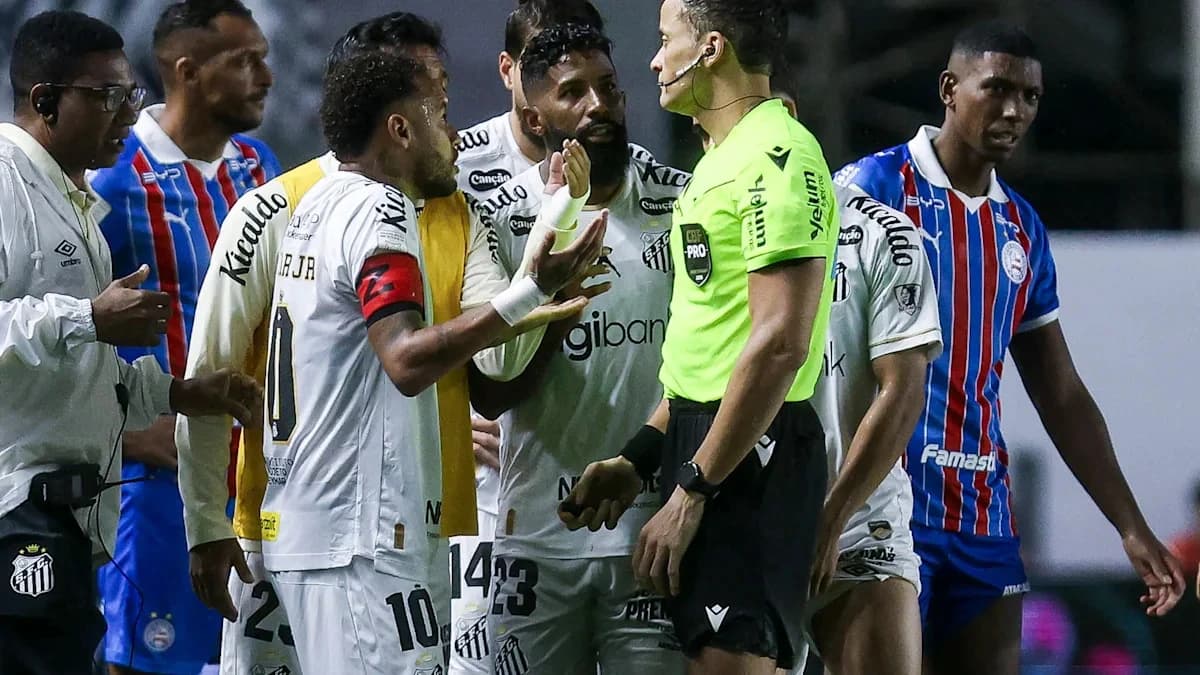 Suspended Neymar faces STJD hearing, out for almost a month