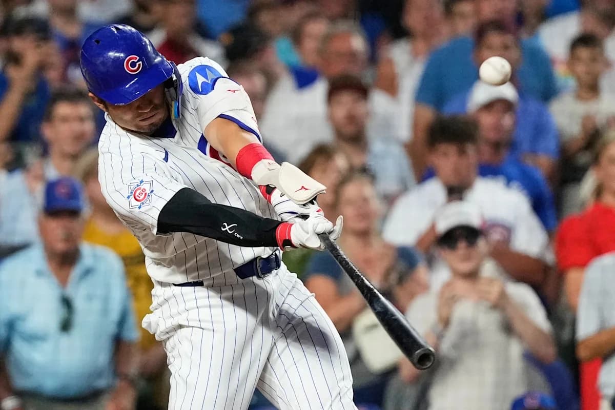 Suzuki hits game-ending single off Miller as the Cubs beat the Padres 3-2