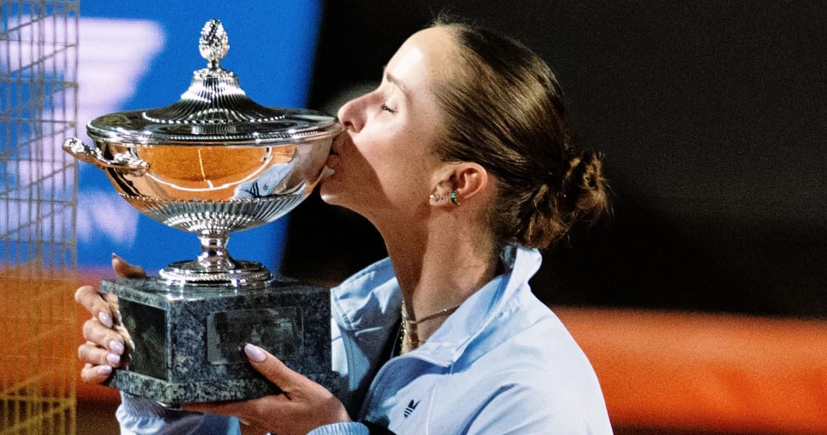 Svitolina back on top of Rome eight years on, beating world Nos. 2, 3 and 4 in four days