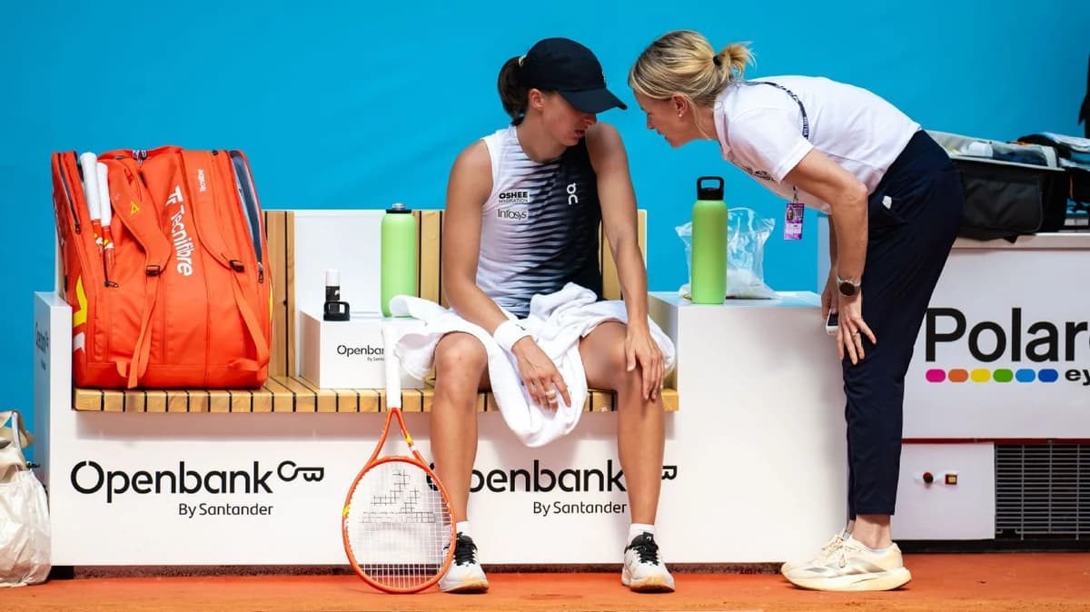 Swiatek withdraws from Madrid after falling ill