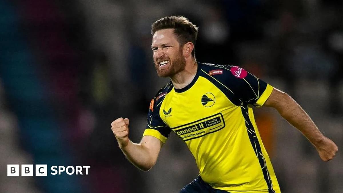 T20 Blast: Liam Dawson stars as Hampshire beat Sussex