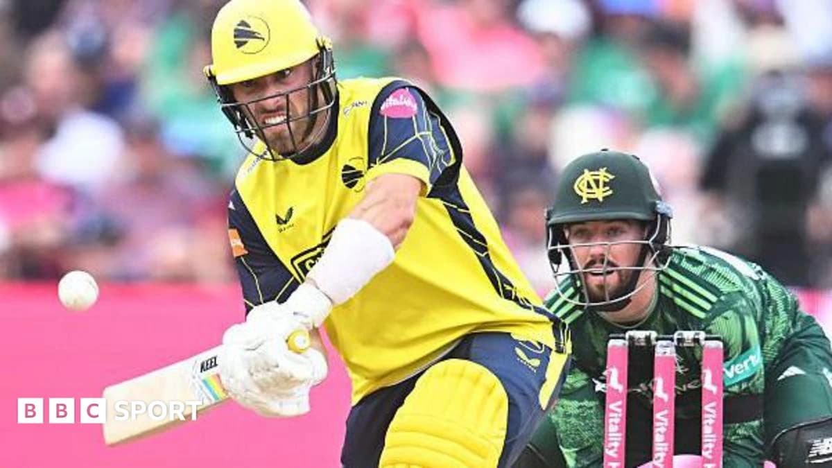 T20 Blast semi-final: Hampshire Hawks beat Notts Outlaws