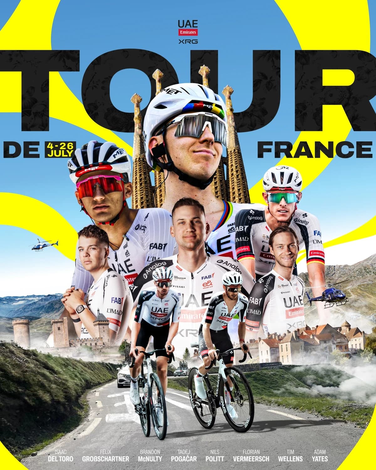 Tadej Pogačar aims for a record-equalling fifth Tour de France title