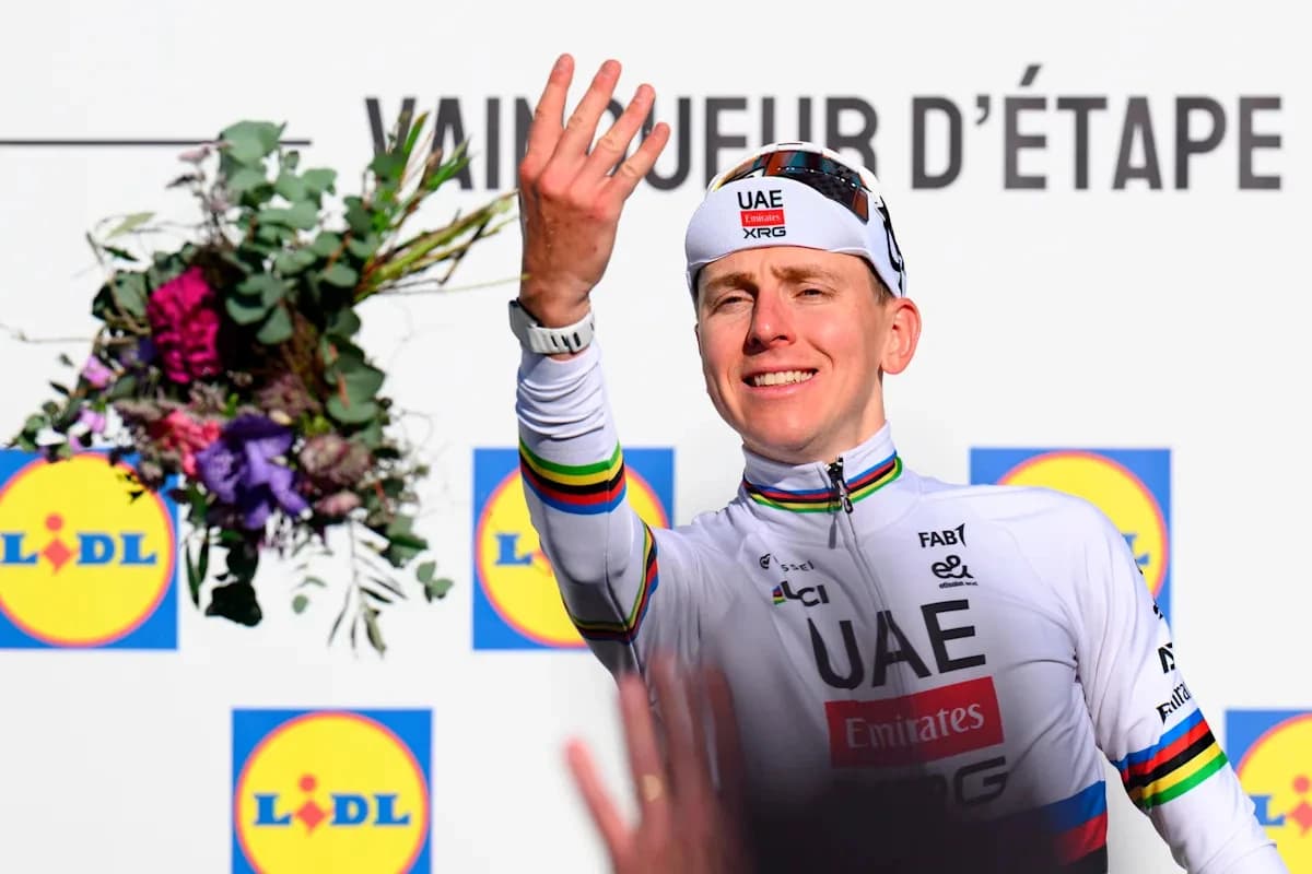 Tadej Pogačar eases to Romandie win for 1st stage-race title after stellar run in one-day classics
