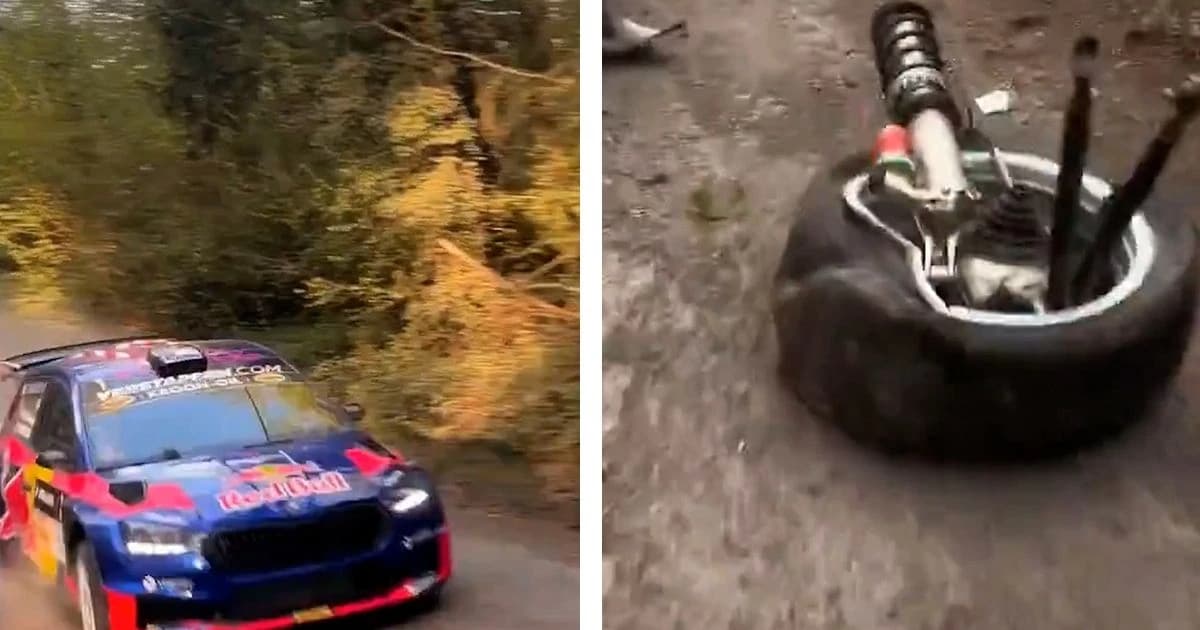 Tatăl lui Verstappen, accident violent FOTO. Jos a lovit un copac și s-a răsturnat la un raliu din B