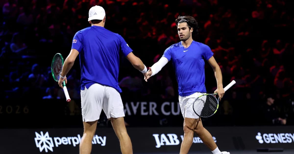 "Team Europe" - "Team World" 3-1, după prima zi de la Laver Cup! Alcaraz / Mensik, victorie la dublu