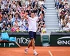 Teenager Rafael Jódar comes from two sets down to set up Zverev quarter-final