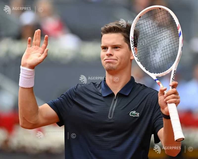 Tenis: Alexander Blockx l-a învins la Madrid (ATP) pe Casper Ruud, deținătorul titlului