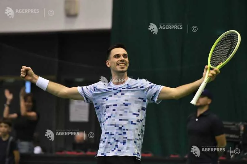 Tenis: Cezar Crețu, calificat în sferturile turneului challenger de la Roma