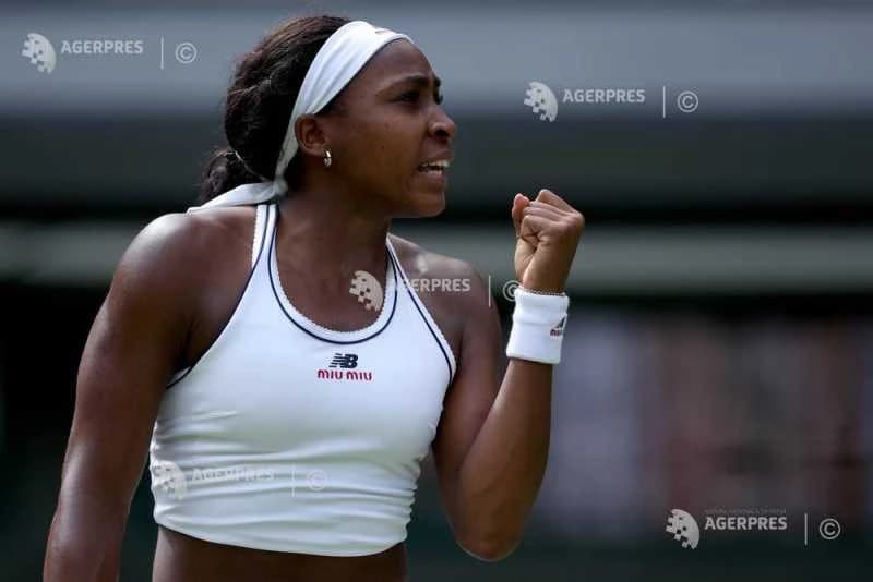 Tenis: Coco Gauff, calificare cu mari emoții în turul al treilea la Wimbledon