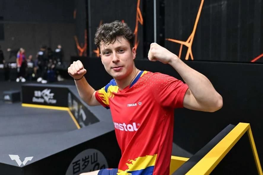 Tenis de masă: Darius Movileanu, victorie impresionantă în fața unui adversar din topul mondial