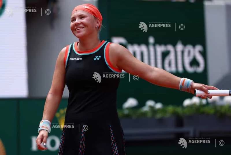 Tenis: Diana Șnaider s-a calificat în premieră în sferturi la Roland Garros