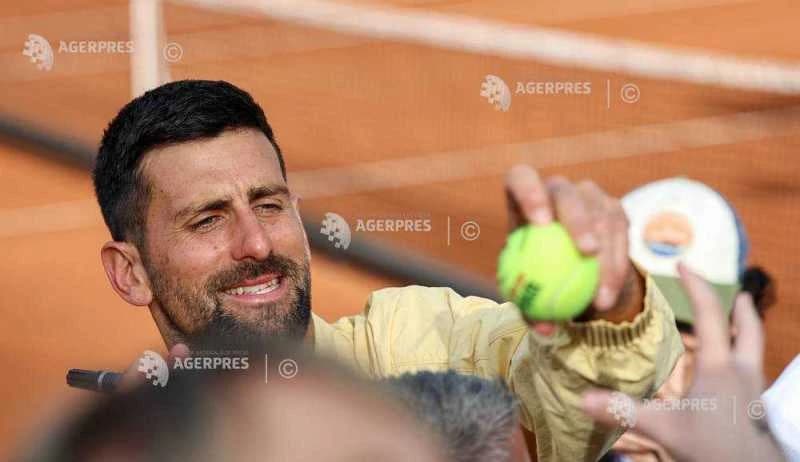 Tenis: Djokovic și Tsitsipas au ''cucerit'' Piazza del Popolo din Roma