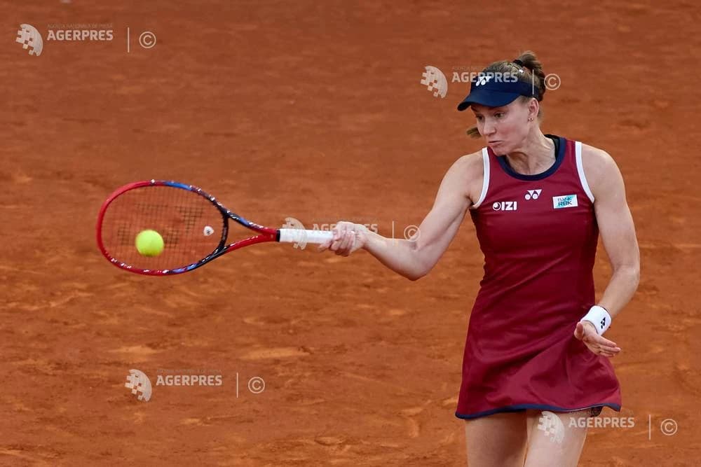 Tenis: Elena Rîbakina, învinsă de Anastasia Potapova în optimi la Madrid (WTA)