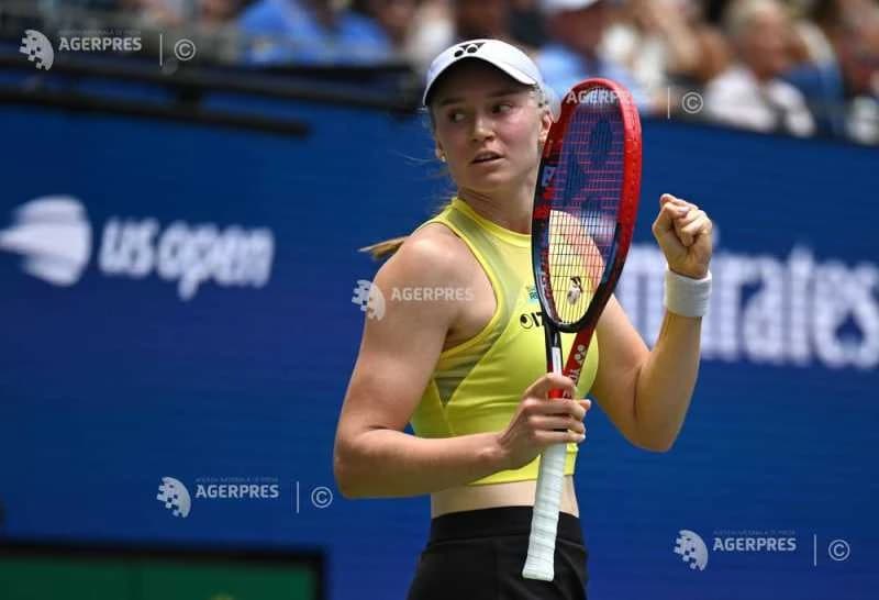Tenis: Elena Rîbakina s-a calificat în semifinalele turneului US Open și va fi noul lider mondial