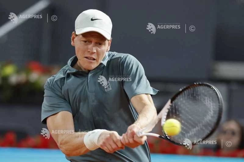 Tenis: Jannik Sinner s-a calificat în semifinale la Madrid (ATP)
