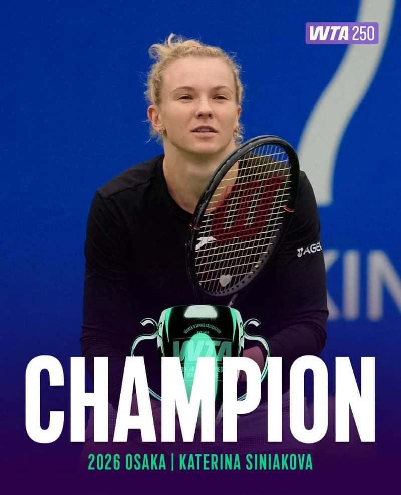 Tenis: Katerina Siniakova a câştigat turneul de la Osaka. Este al şaselea titlu din cariera sa la si