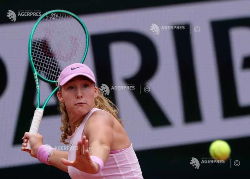 Tenis: Mirra Andreeva va fi adversara Soranei Cîrstea în sferturi la Roland Garros