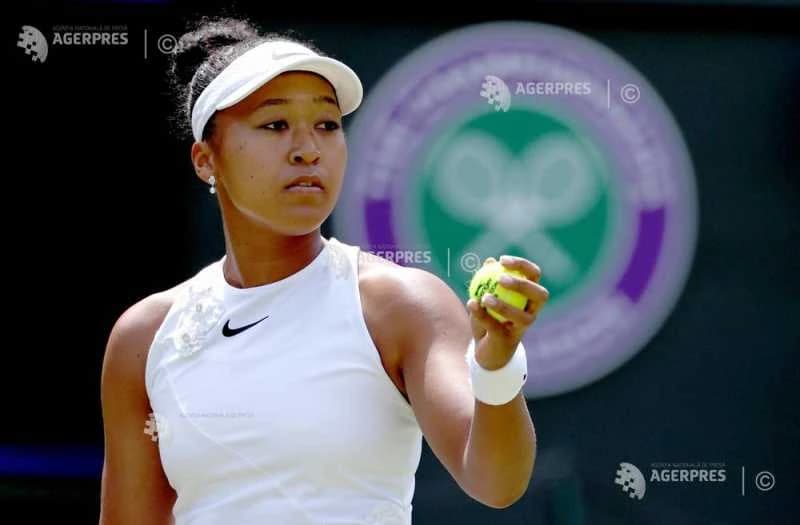 Tenis: Naomi Osaka s-a calificat în premieră în optimi de finală la Wimbledon