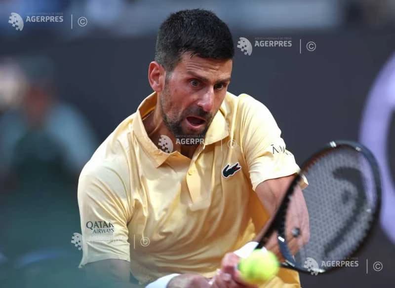 Tenis: Novak Djokovic, eliminat din debut la Mastersul 1.000 de la Roma (ATP)