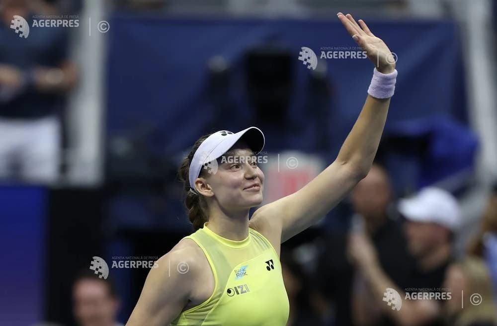 Tenis: Rîbakina, în semifinale la Ningbo (WTA) după un meci de trei seturi