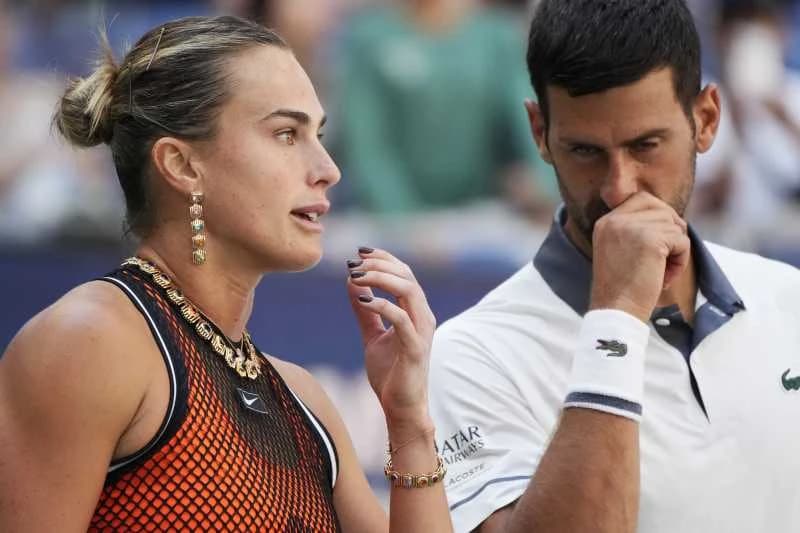 Tenis - US Open: Sabalenka și Djokovic, învinși în primul tur al probei de dublu mixt
