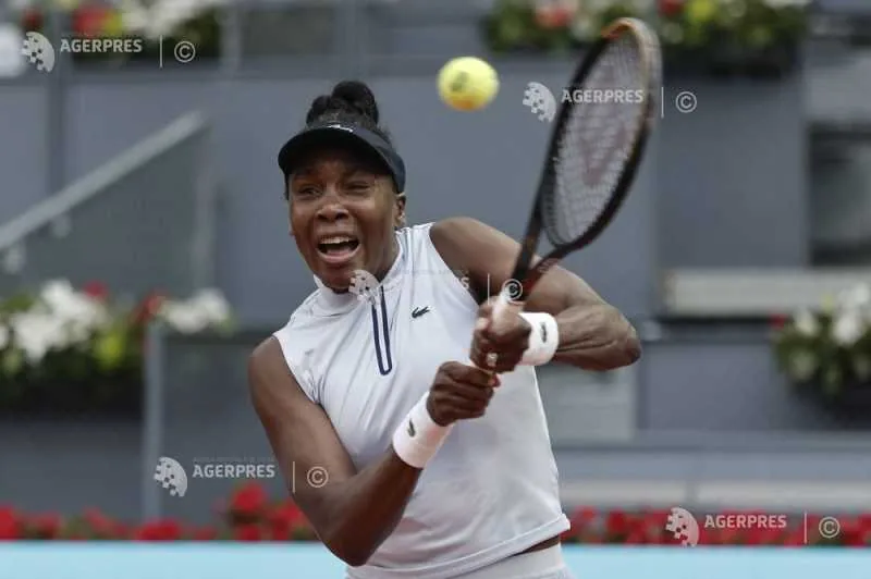 Tenis: Venus Williams și Paula Badosa, învinse în primul tur la Madrid (WTA)