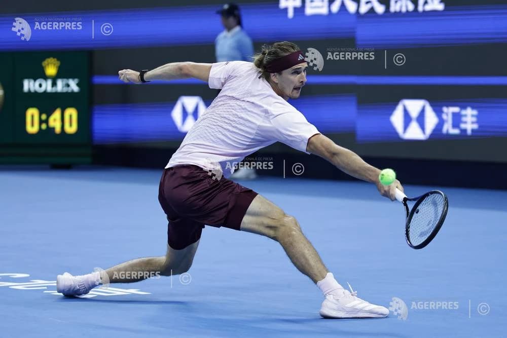 Tenis: Zverev va fi adversarul lui Djokovic în sferturi de finală la Beijing (ATP)