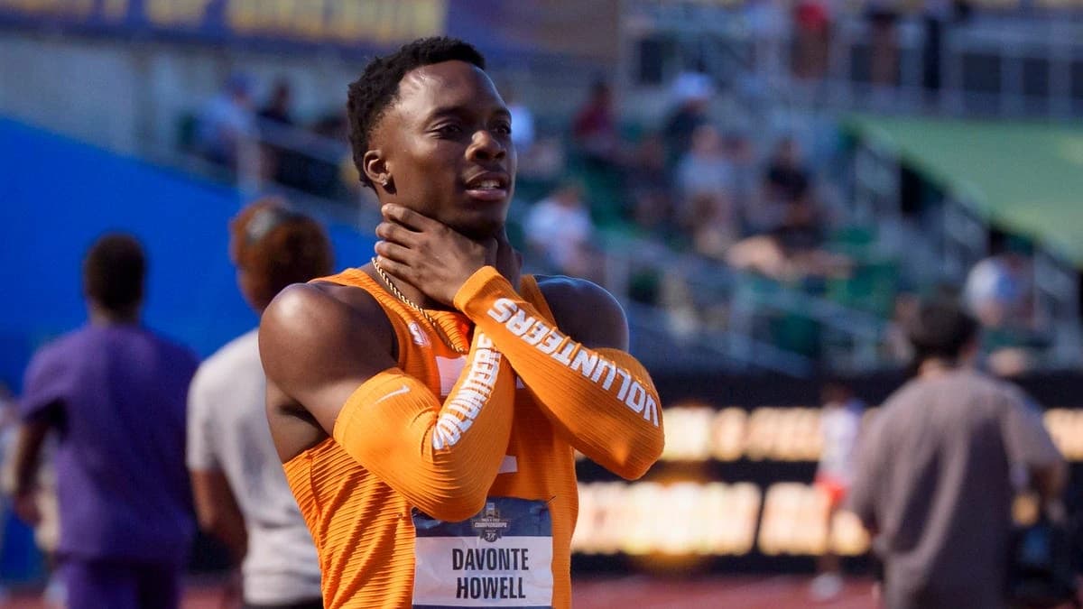 Tennessee 4x100 relay's confidence outlasted four botched exchanges for NCAA title