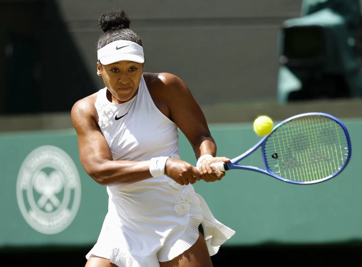 Tennis: Osaka beats Kasatkina to reach Wimbledon 4th round for 1st time