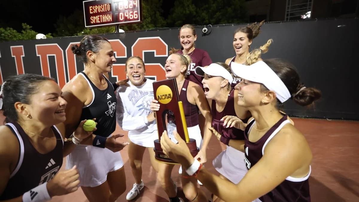 Texas A&M wins 2026 NCAA DI women's tennis championship