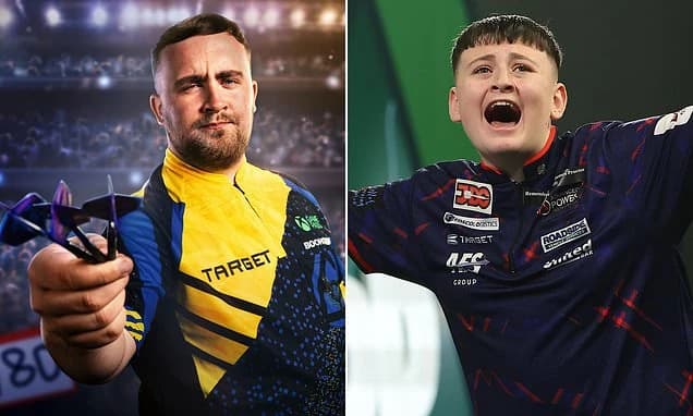 The 15-year-old 'next Luke Littler' playing against the real thing on Netflix... for £501,000! Teena