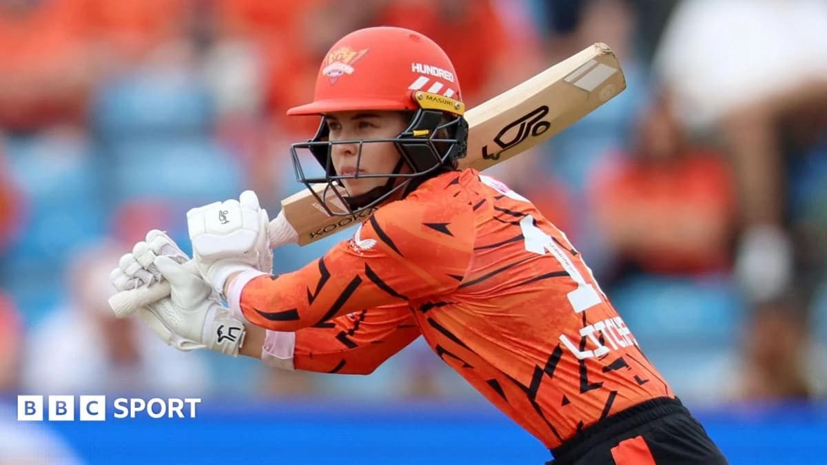 The Hundred 2026 results: Phoebe Litchfield stars as Sunrisers Leeds boost knockout hopes with win o