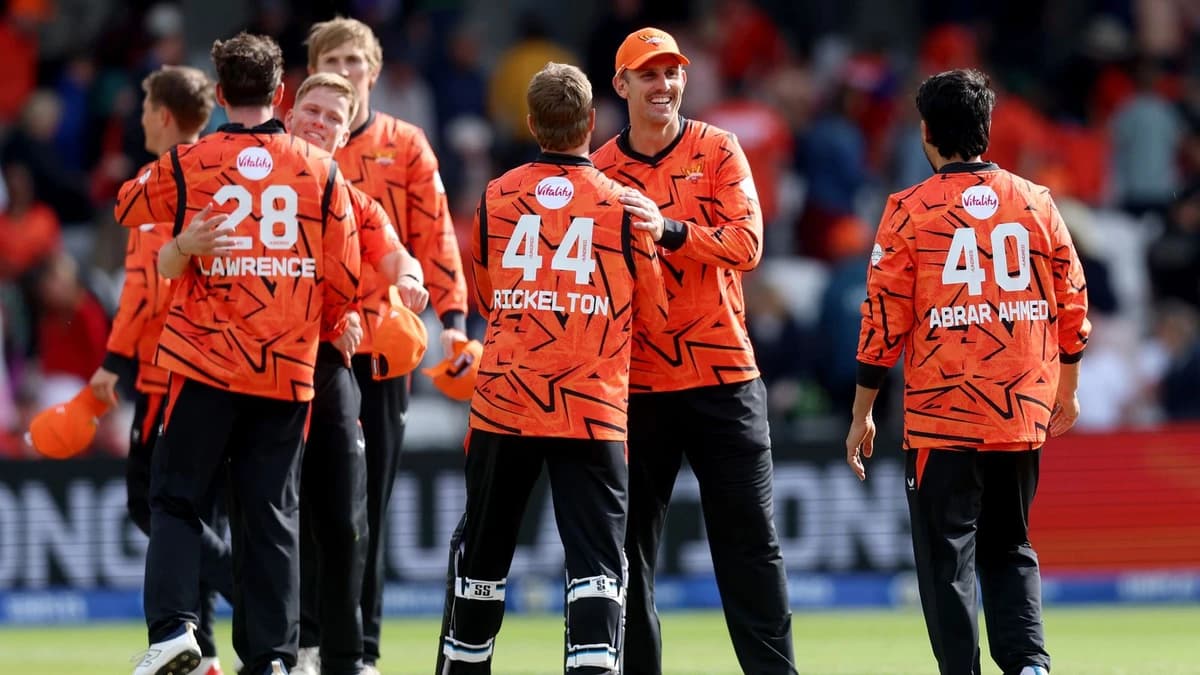 The Hundred: Mitchell Marsh and Dan Lawrence set SunRisers Leeds on course for five-run win over Sou
