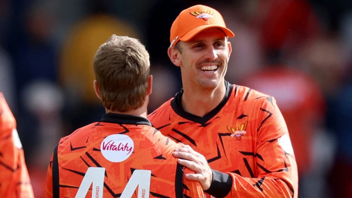 The Hundred: Mitchell Marsh and Dan Lawrence set SunRisers Leeds on course for five-run win over Sou