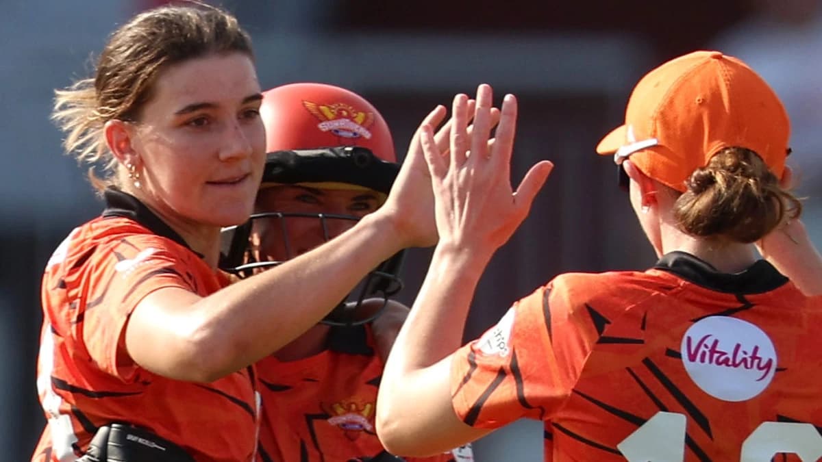 The Hundred: SunRisers Leeds book spot in women's final with tense five-wicket win over Southern Bra