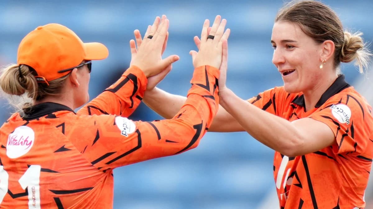 The Hundred: SunRisers Leeds claim tight win over London Spirit as Annabel Sutherland stars with bat