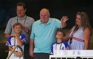 The last Braves game Bobby Cox attended at Truist Park