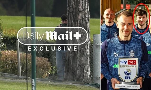 The moment Southampton spy is caught in the act: Exclusive bombshell photo reveals key member of man