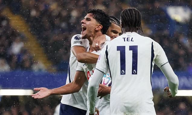 The night Mateus Fernandes finally came of age in a Spurs shirt: Talented £85m star shone in Chelsea
