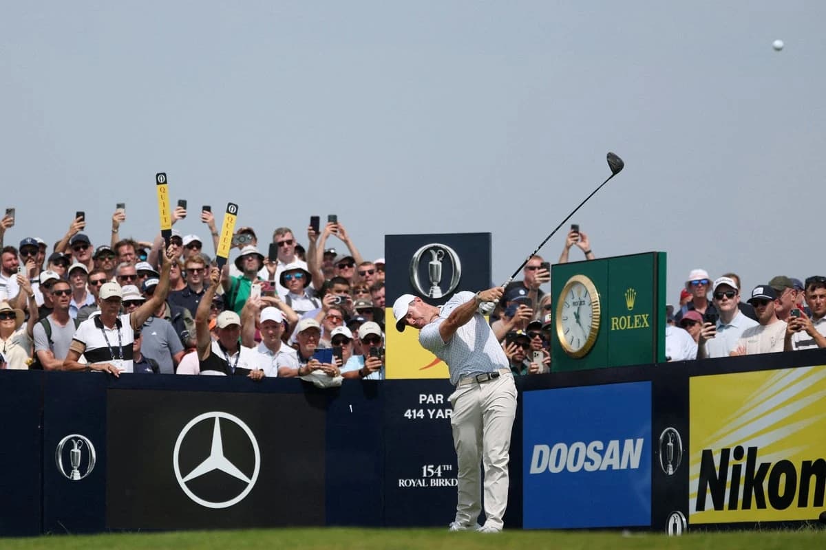 The Open round three tee times including Rory McIlroy and Bryson DeChambeau