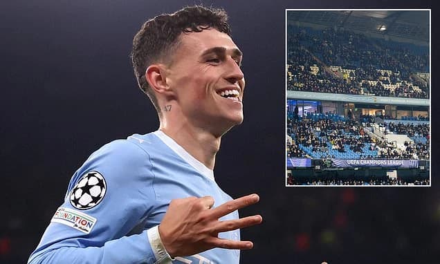The Phil Foden show in front of 20,000 empty seats at the Etihad: Man City's hat-trick hero has foun